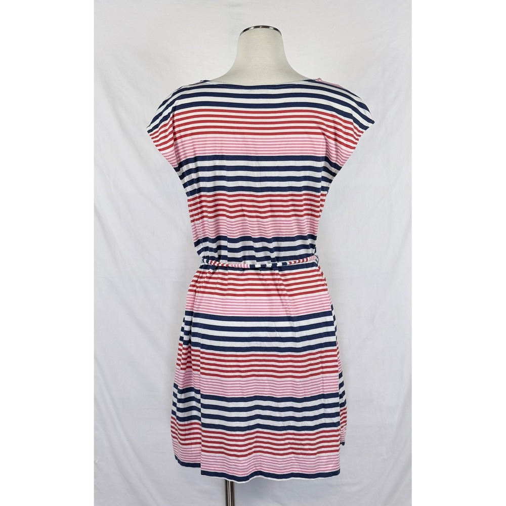 Boden Striped Swim Dress M Drawstring Waist Pocket Beach Vacation Resort Pool - Picture 6 of 11